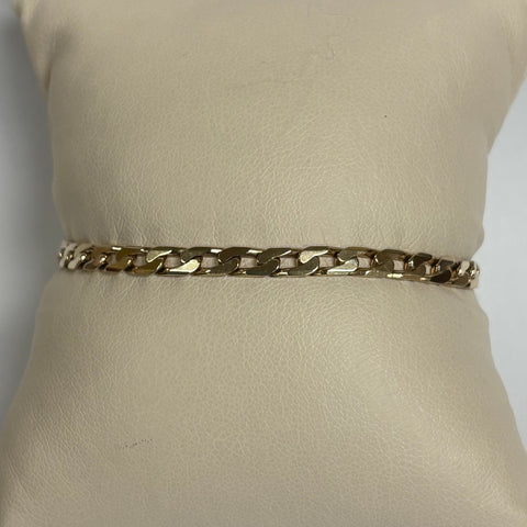 7.25" 14K 4mm Curb Link Bracelet