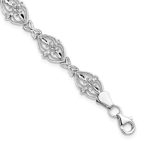 14K Filigree & Miligrain Bracelet