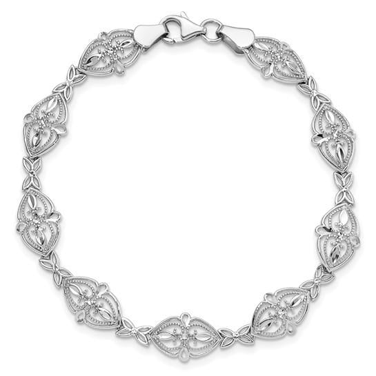 14K Filigree & Miligrain Bracelet