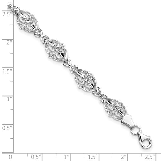 14K Filigree & Miligrain Bracelet