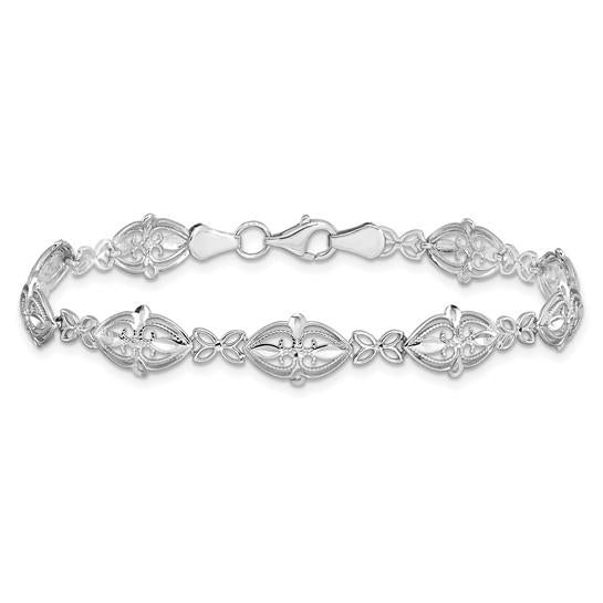 14K Filigree & Miligrain Bracelet