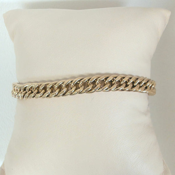 8" 14K 7MM Cudan Link Bracelet