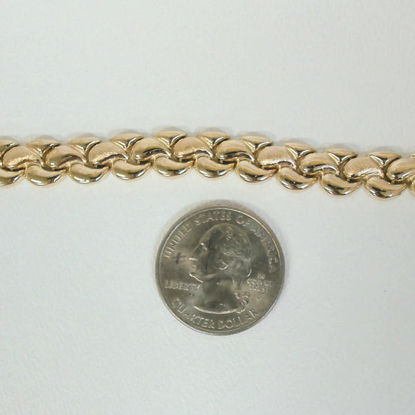 7.75" 14K 9MM Fashion Bracelet