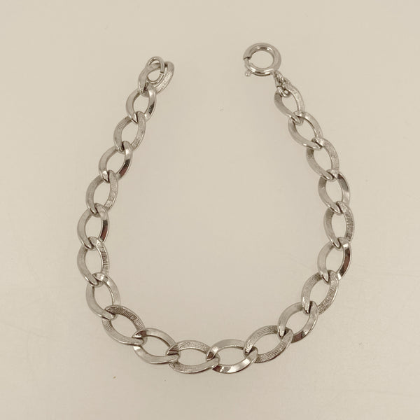 7.5" Sterling Curb Link Bracelet