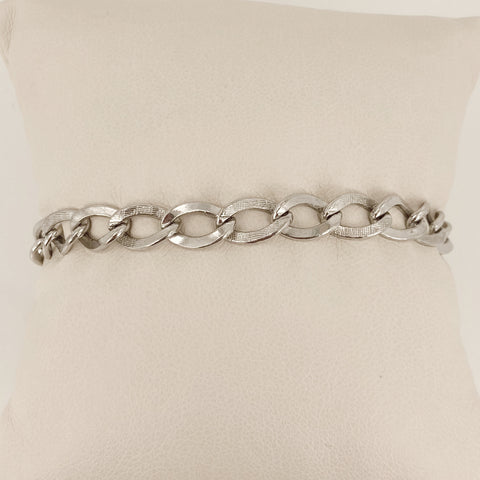 7.5" Sterling Curb Link Bracelet