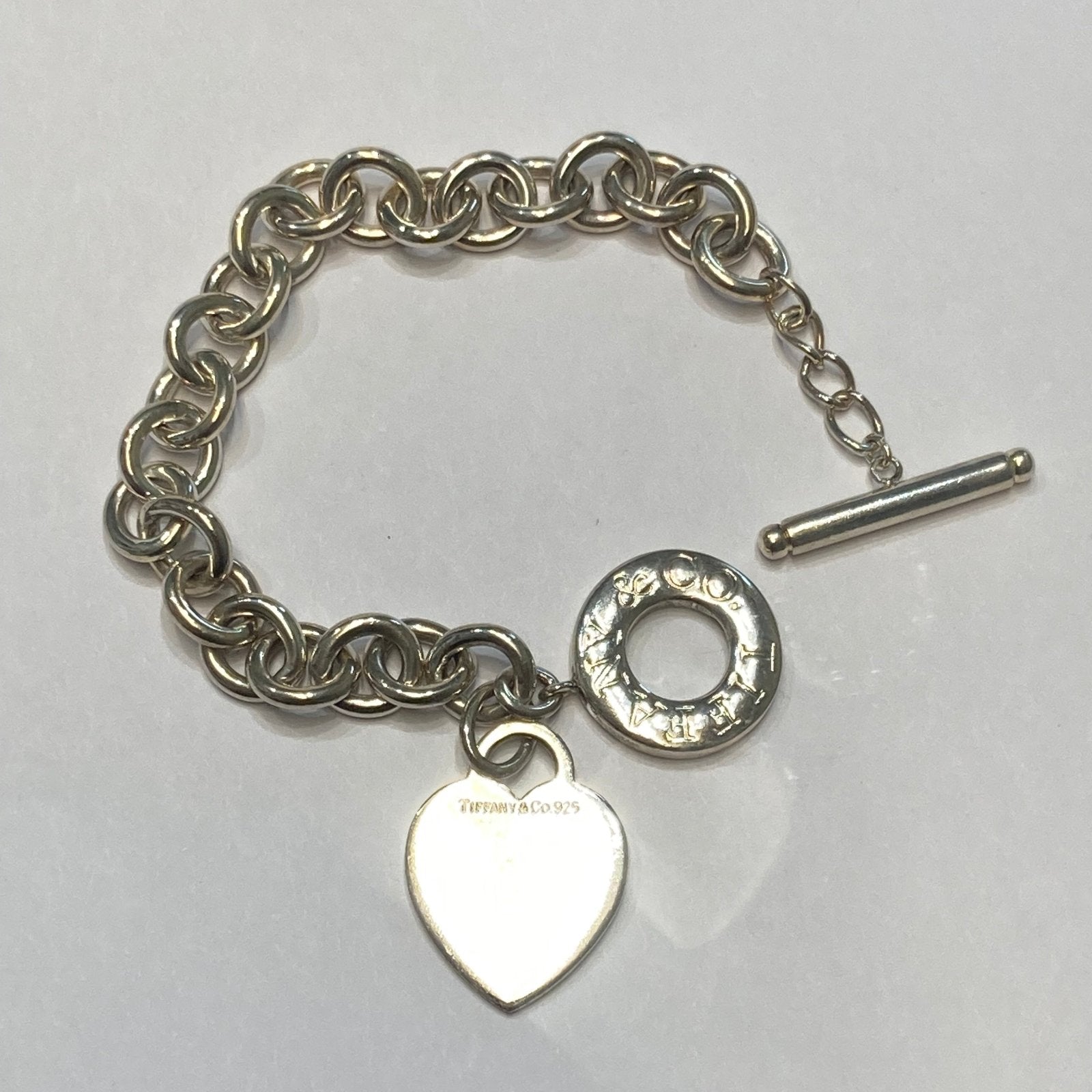 7.5" Sterling Tiffany & Co. Toggle Bracelet