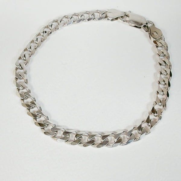 7.5" Sterling Curb Link Bracelet