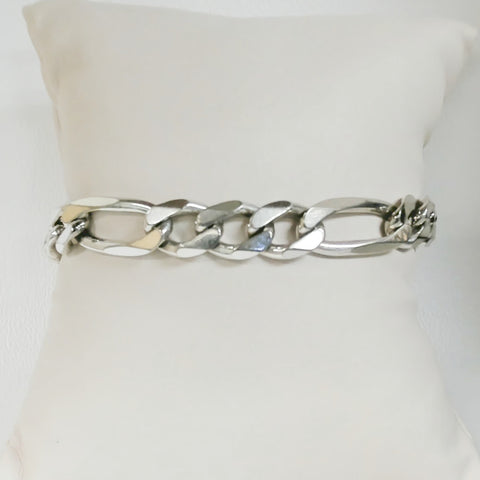 8.25" Sterling Figaro Bracelet
