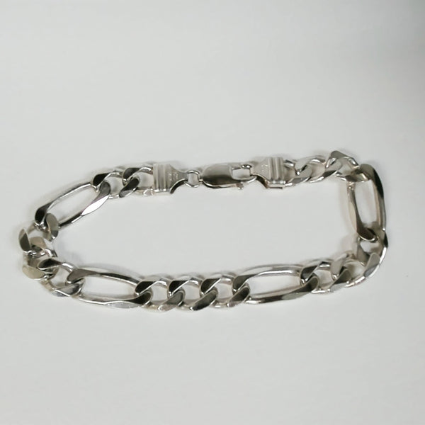 8.25" Sterling Figaro Bracelet
