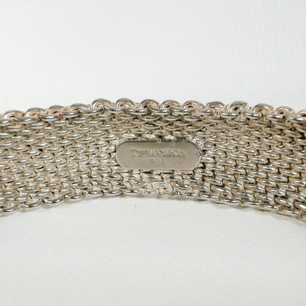 Sterling Silver Tiffany & Co. Mesh Bangle