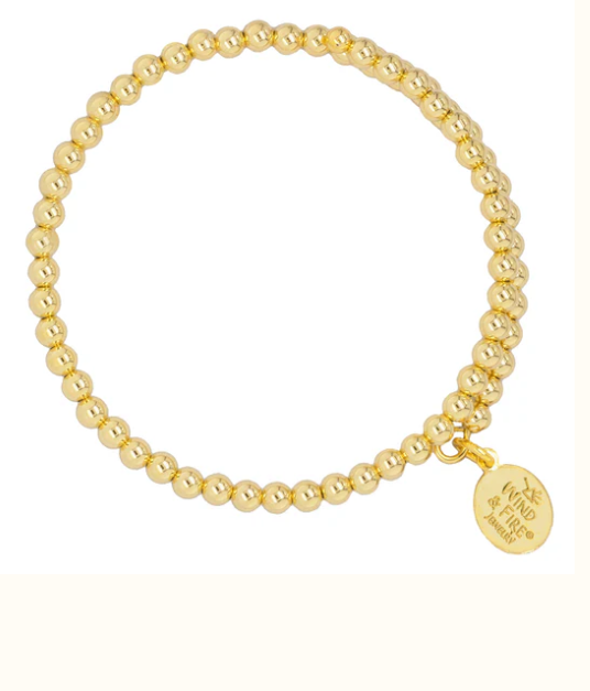 Gold Filled 3MM Bead Wrap Bangle