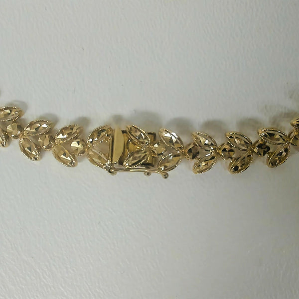 17" 14K Diamond-Cut Fashion Necklace