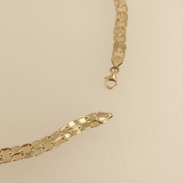 17.75" 14K Diamond-Cut Fashion Necklace