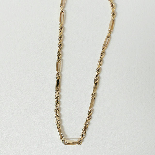 25" 14K 25.9GR Milano Rope Chain