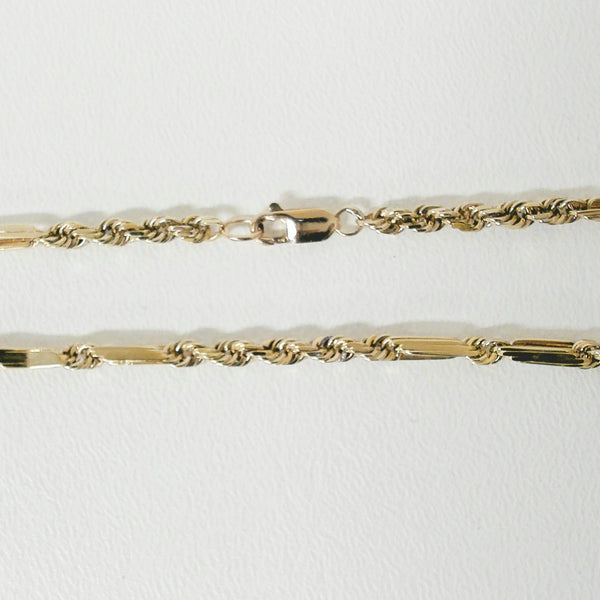 25" 14K 25.9GR Milano Rope Chain