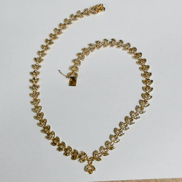 17" 14K Diamond-Cut Fashion Necklace