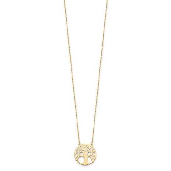 14K Tree Of Life Necklace