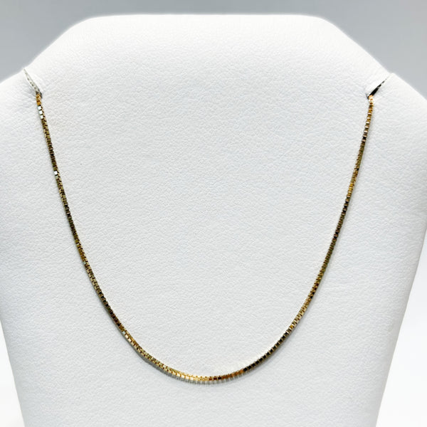 20" 14K Box Link Chain