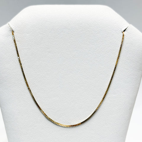 20" 14K Box Link Chain
