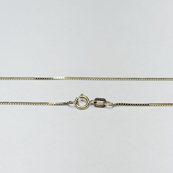20" 14K Box Link Chain