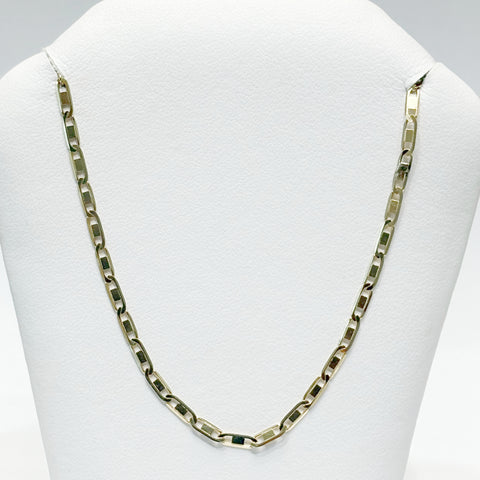 15" 18K Anchor Link Chain