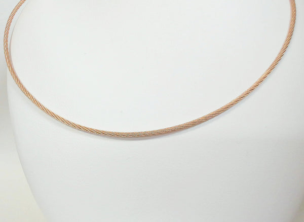 16" 14K Round Wire Necklace