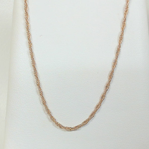 24" 14K Oval Amethyst Necklace