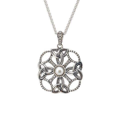 10K & Sterling Silver Pearl Aphrodite Necklace