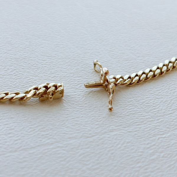 18" 10K 4MM Miami Link Chain