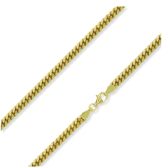 22" Stellari Gold 5mm Miami Cuban Link Chain