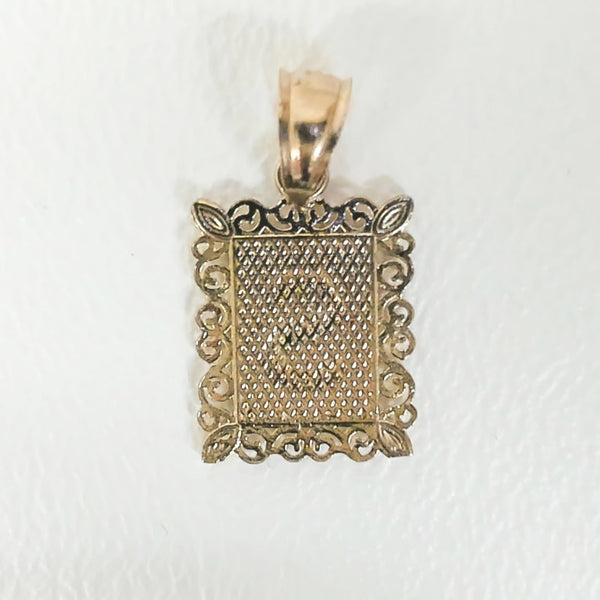 10K "S" Initial Charm