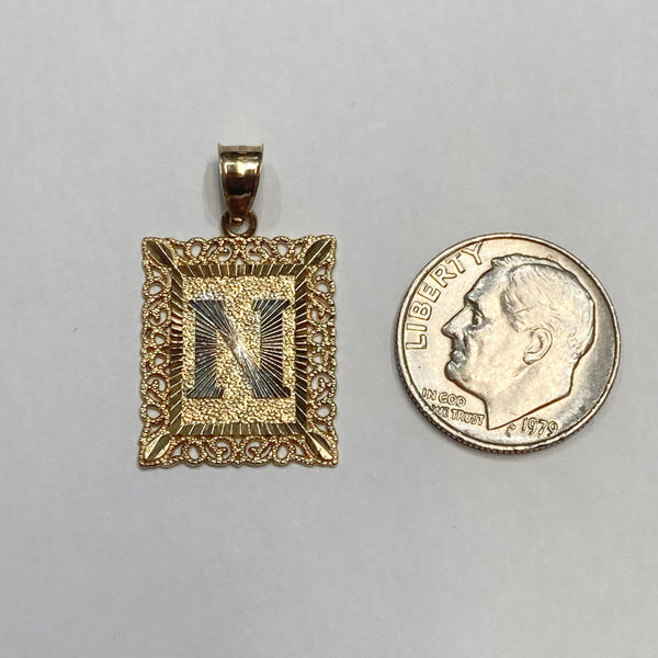 10KYG "N" Initial Charm