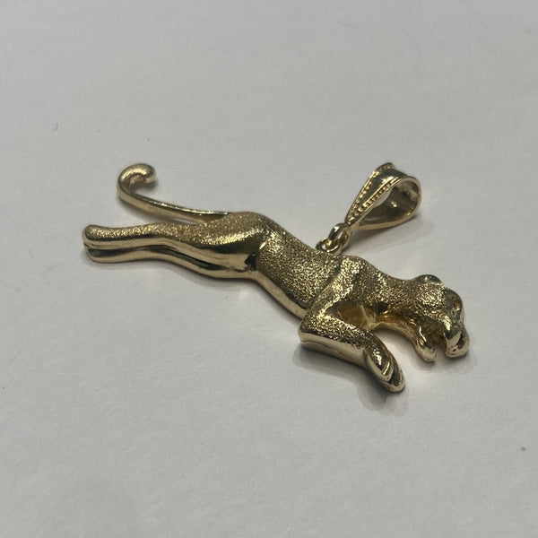 14K Panther Charm