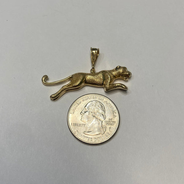 14K Panther Charm