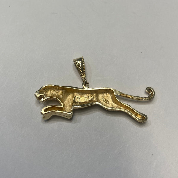 14K Panther Charm