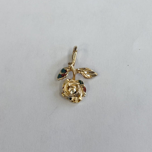 14k Rose Charm