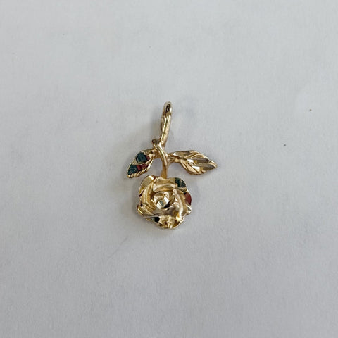14k Rose Charm