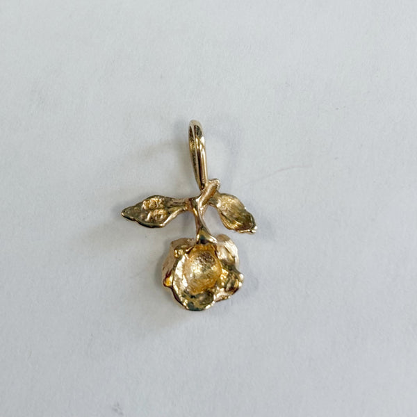 14k Rose Charm