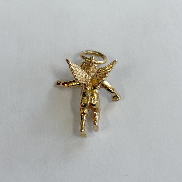 14k 3D Angel Charm
