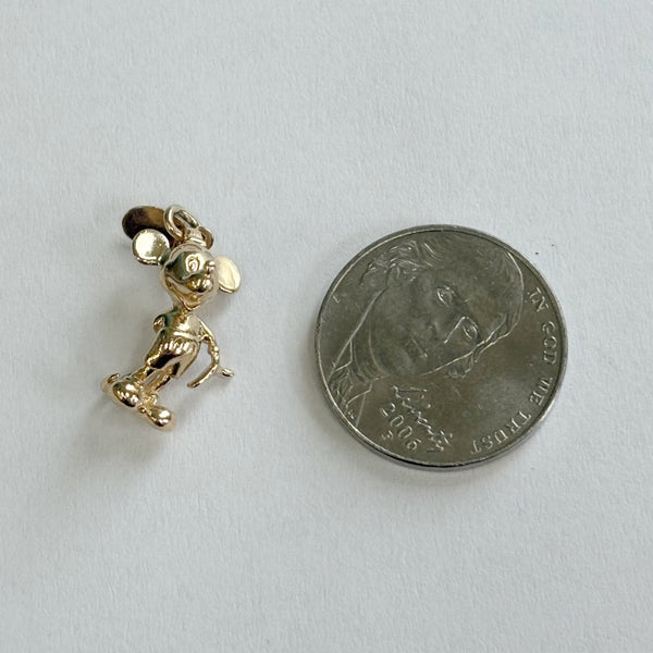 14K Mickey Mouse Disney Charm