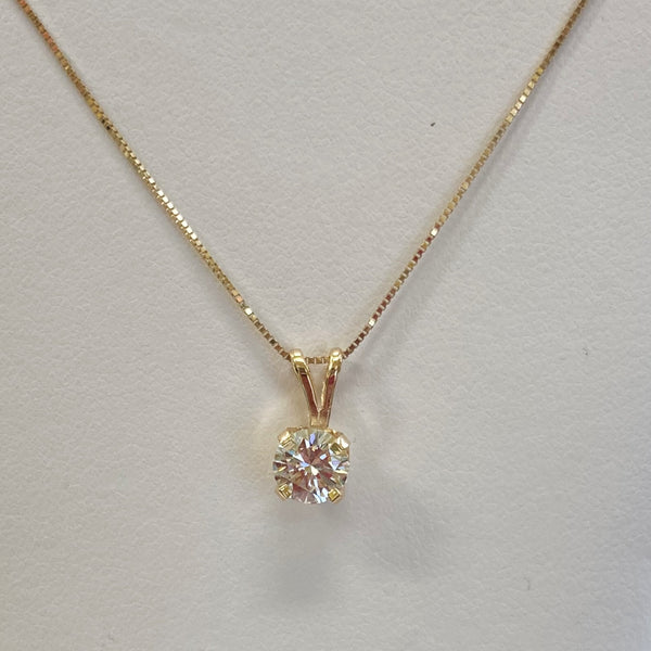 18" 14k 0.68CT Diamond Necklace