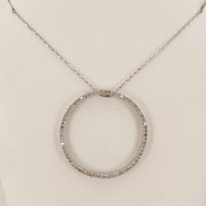 16" 14k/10k Promo Diamond Circle Necklace