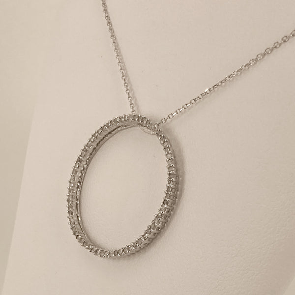 16" 14k/10k Promo Diamond Circle Necklace