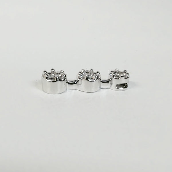 14K 1/2TW Diamond Cluster Necklace