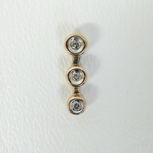 10K 0.06TW Diamond Pendant