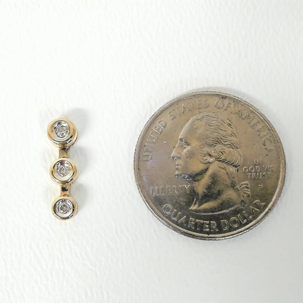 10K 0.06TW Diamond Pendant