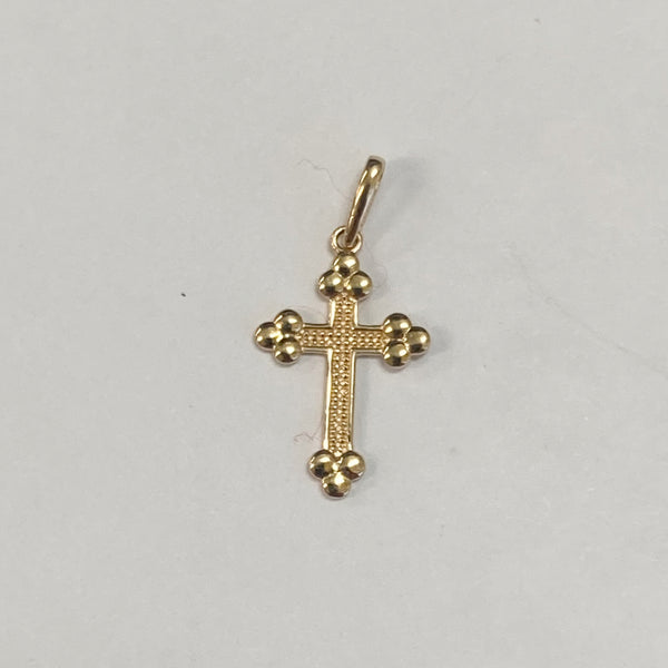 14K Small Filigree Cross