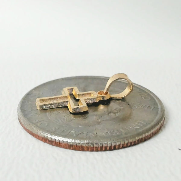 14K 0.3GR Mini Cross