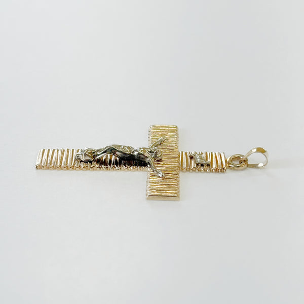 14K Two-Tone Crucifix