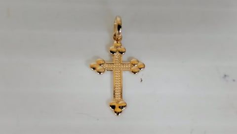 14k Small Filigree Cross